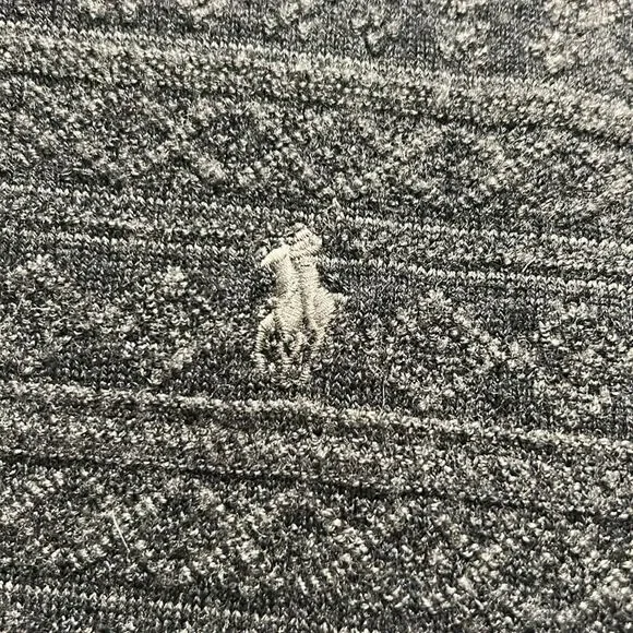 Polo Ralph Lauren Gray Wool Sweater, Size Large - Picture 5 of 8